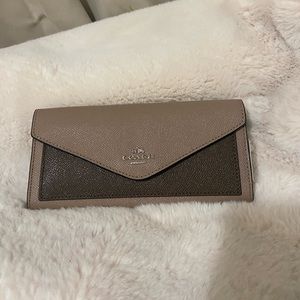 Coach two tone wallet